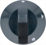 DREHKNOPF SCHWARZ ø 70 mm M/SIEBDRUCK