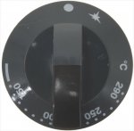 DREHKNOPF SCHWARZ ø 70 mm 150-290°C