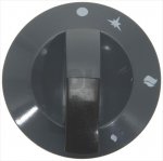 DREHKNOPF SCHWARZ ø 70 mm M/SIEBDRUCK