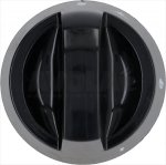 DREHKNOPF SCHWARZ ø 75 mm M/SIEBDRUCK