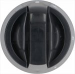 DREHKNOPF SCHWARZ ø 75 mm M/SIEBDRUCK