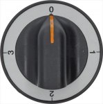 DREHKNOPF SCHWARZ ø 70 mm 0-1-2-3