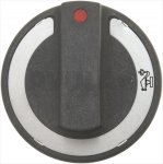 DREHKNOPF SCHWARZ ø 77 mm M/SIEBDRUCK