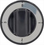 DREHKNOPF SCHWARZ ø 70 mm 0-1-2-3