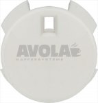 EINSATZ FÜR DREHKNOPF WEISS ø 40 mm