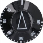 DREHKNOPF SCHWARZ 50-300°C