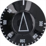 DREHKNOPF SCHWARZ 50-300°C