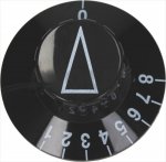 DREHKNOPF SCHWARZ 1-2-3-4-5-6-7-8