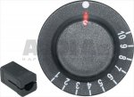 DREHKNOPF SCHWARZ 1-2-3-4-5-6-7-8-9-10