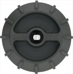 HAHNDREHKNOPF Grau ø 82 mm