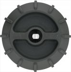 HAHNDREHKNOPF Grau ø 82 mm