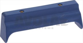 TÜRGRIFF KUNSTSTOFF 118 mm BLAU