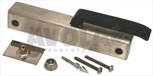 KIT FÜR BACKOFENTÜRGRIFF 196x30 mm