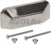 GRIFF INOX 120x50 mm R6087 KOMPLETT