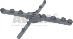 Wascharm Nachspülarm 410mm