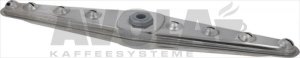 WASCHARM AUS EDELSTAHL 490 mm
