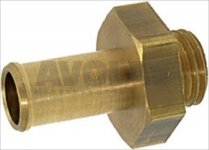 SCHLAUCHANSCHLUSS AUS MESSING