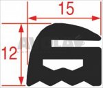 AUSSENDICHTUNG FÜR OFENGLAS - 25 m