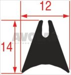 DICHTUNG FÜR OFENGLAS 3198 - 25 mt