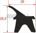 DICHTUNG FÜR OFENTÜR 04880 - 15 m
