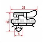 DICHTUNG MIT HALBRAHMEN 1760x730 mm
