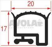 TÜRDICHTUNG WEIß FÜR KÜHLZELLE - 6 m