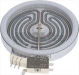 STRAHLUNGSHEIZKÖRPER ø 165 mm 1200W 230V