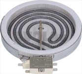 STRAHLUNGSHEIZKÖRPER ø 165 mm 1200W 230V