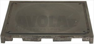 KOCHPLATTE GLATT 365x410 mm