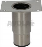 FUSS VERSTELLBAR AUS EDELSTAHL ø 2