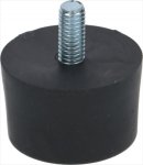 GERÄTEFUSS MIT STIFT KIT M6 - 4 ST.