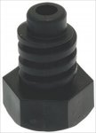 GERÄTEFUSS VERSTELLBAR SCHWARZ
