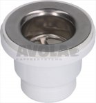 ABLAUFSTUTZEN EDELSTAHL ø 1