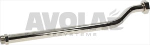 AUSLAUFROHR EDELSTAHL ø 25x500 mm