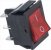 wippenschalter 2 polig rot 16a 250v