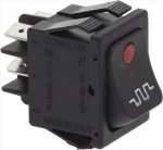 SCHALTER 2-POLIG SCHWARZ 16A 250V