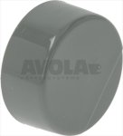 TASTE RUND GRAU ø 23 mm