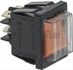 SCHALTER 2-POLIG 250V 16A ORANGE