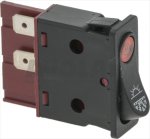 TASTER 2-POLIG NACHSPÜLUNG GELB