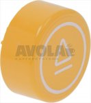 DRUCKKNOPF MIT SIEBDRUCK ø 23 mm