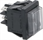 SCHALTER 2-POLIG SCHWARZ 16A 250V