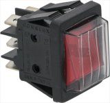 WIPPENSCHALTER SOFORTZÜND. ROT 16A 250V