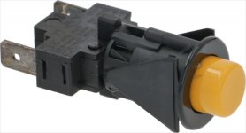 DRUCKKNOPF 1-POLIG GELB ø 16 mm