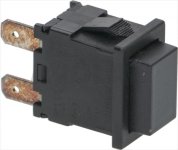TASTER 1-POLIG SCHWARZ 15A 250V