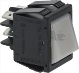 SCHALTER 2-POLIG WEISS 16A 250V