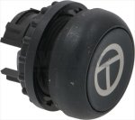 DRUCKTASTER SCHWARZ T-SYMBOL