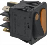 SCHALTER 3-POLIG SCHWARZ 10A 250V