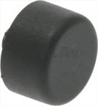 TASTE RUND SCHWARZ ø 12 mm