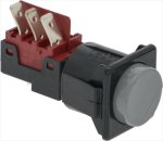 SCHALTER 1-POLIG GRAU