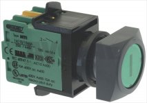 DREIPOLIGER SCHALTER GRÜN 16A 250V